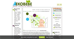 Desktop Screenshot of ekobebe.nl